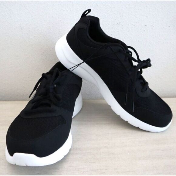 Skechers 255020WR Men's Sz 9 Black Dynamight 2.0 Lite-Weight Running Shoes - Picture 1 of 9